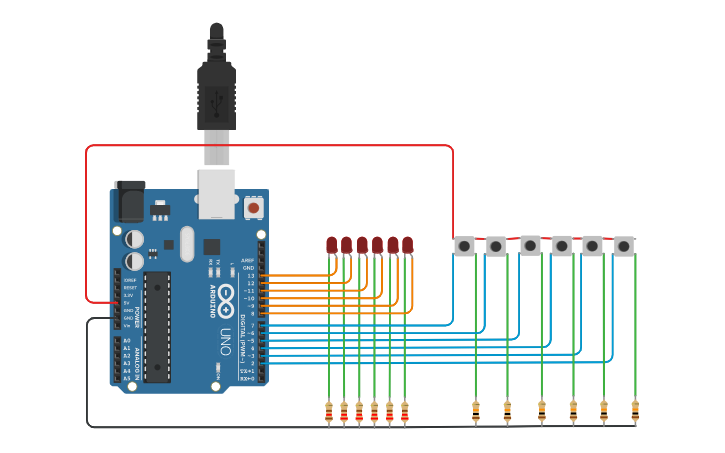 Circuit design Vetores - Tinkercad