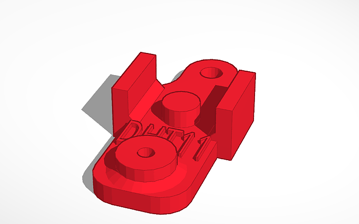 3D design DHT11Mount - Tinkercad