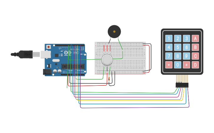 Circuit design smoke_arduino_buzz | Tinkercad