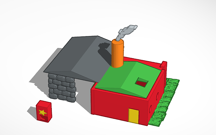 3D design Дом | Tinkercad