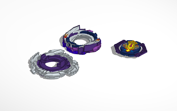 3D design tyrant longinus beyblade burst season 8 credit pressy - Tinkercad