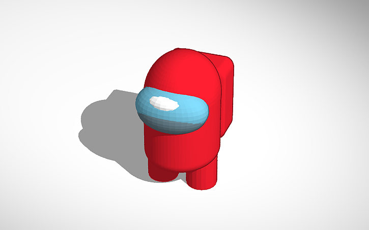 3D design among us crewmate / imposter - Tinkercad