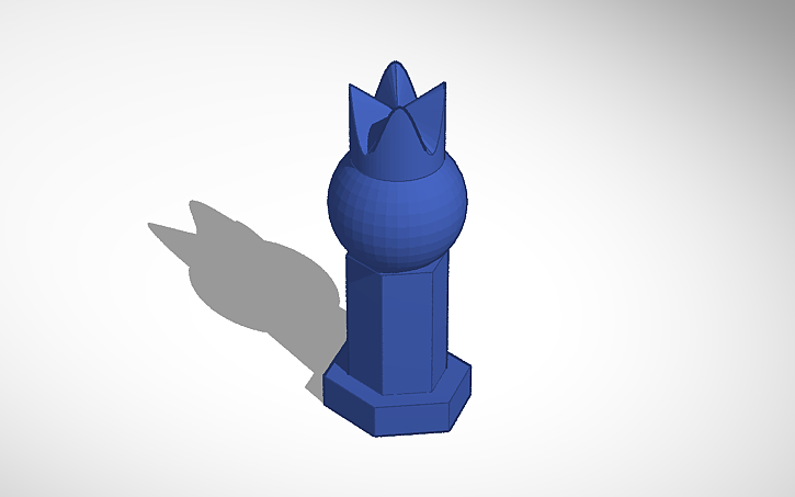 3D design victors game piece - Tinkercad