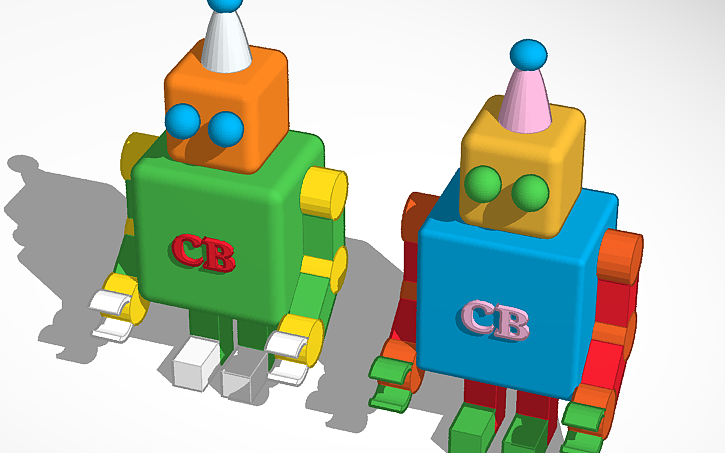 3D design DISEÑO DE ROBOTS | Tinkercad