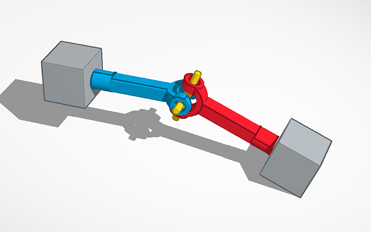 3D design Universal Joint SIM LAB - Tinkercad