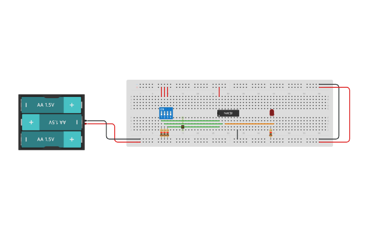 Circuit Design Lab 1 Puerta Or 3 Entradas Tinkercad
