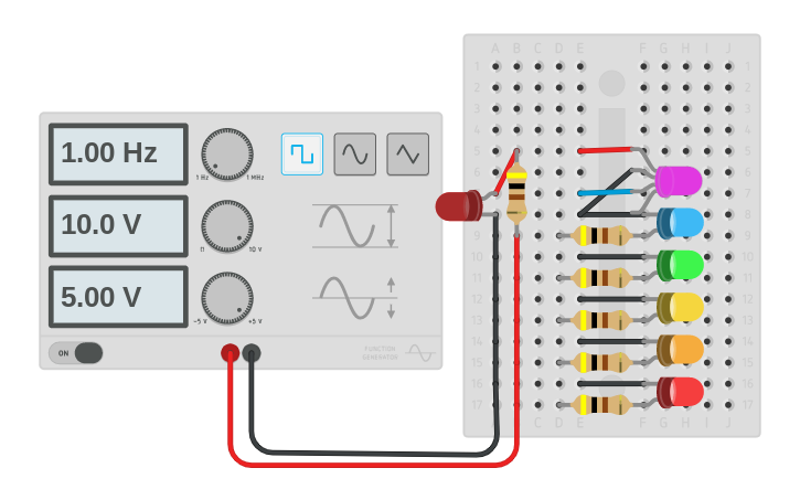 Circuit Design Rainbow Blinking Leds Tinkercad 3220