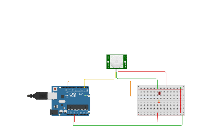 Circuit design Automatic room controller using Arduino and PIR sensor ...