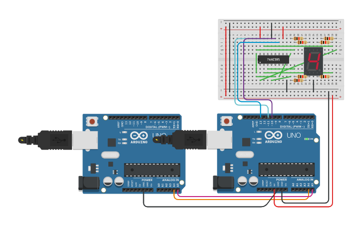 Circuit design RAIMICRO/I2C Arduino sample - Tinkercad