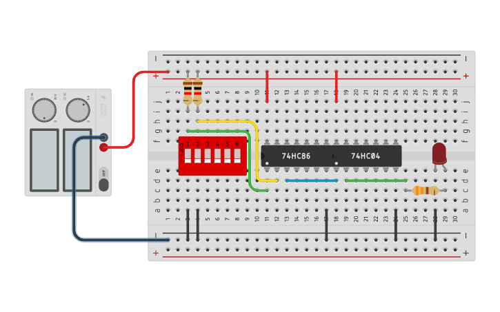 Circuit design LAB2.2C | Tinkercad