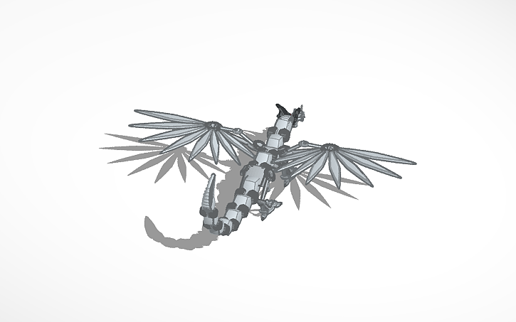 3D design Robotic Dragon Explorer - Tinkercad