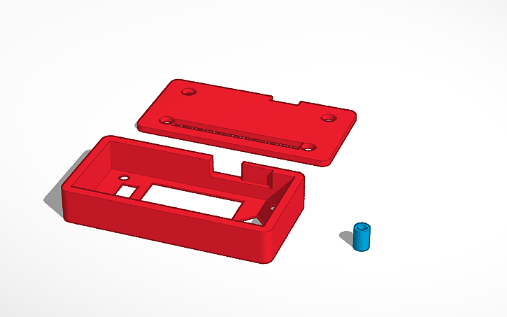 3d Design Pitrezor Raspberry Pi Zero Case Tinkercad 0470