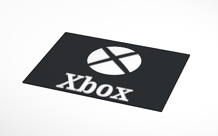 3D design xbox logo | Tinkercad