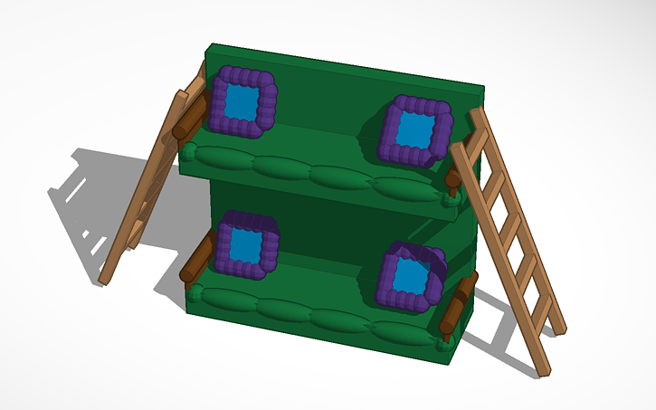 3d-design-double-decker-couch-tinkercad