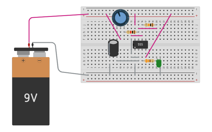 Circuit design clock - Tinkercad