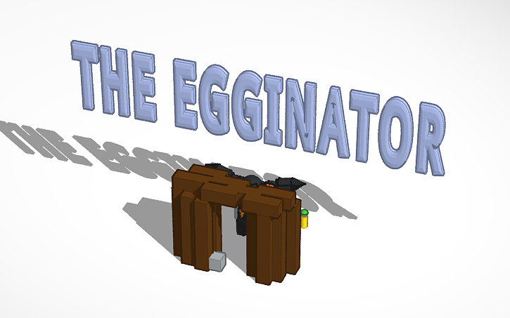 3D design EGG ROBOT | Tinkercad