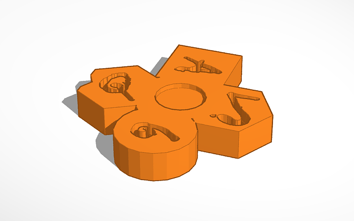 3D design magic card reader - Tinkercad