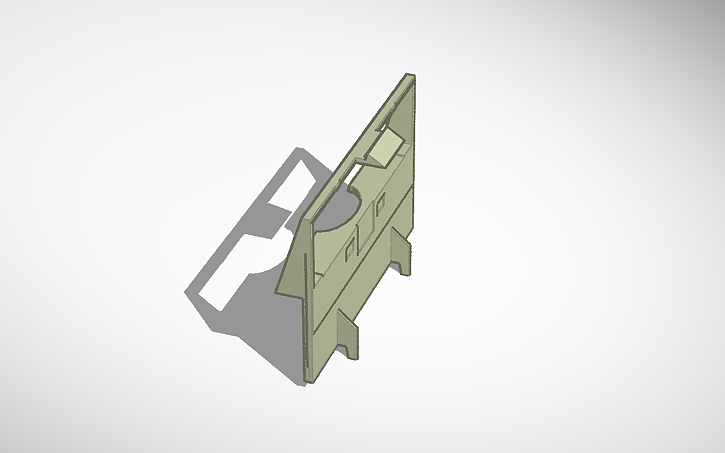 3D design IBM PS/2 Model 25 (8086) Gotek Front Cover - Tinkercad