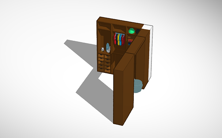 3D design Closet - Tinkercad