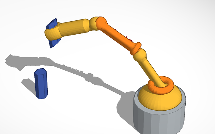 3D design robot arm - Tinkercad