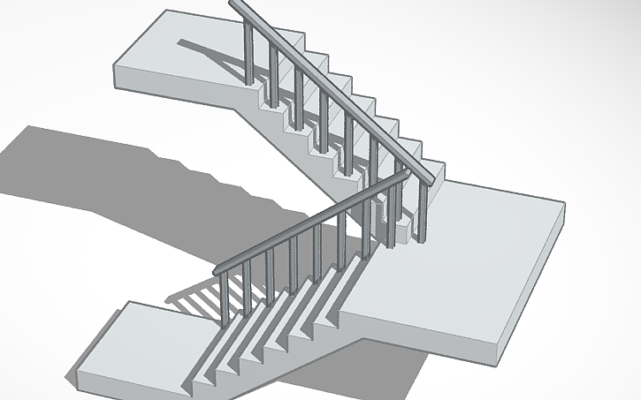 3D design STAIRS - Tinkercad