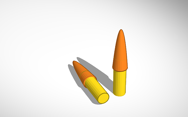 3D design .50 cal Rounds | Tinkercad