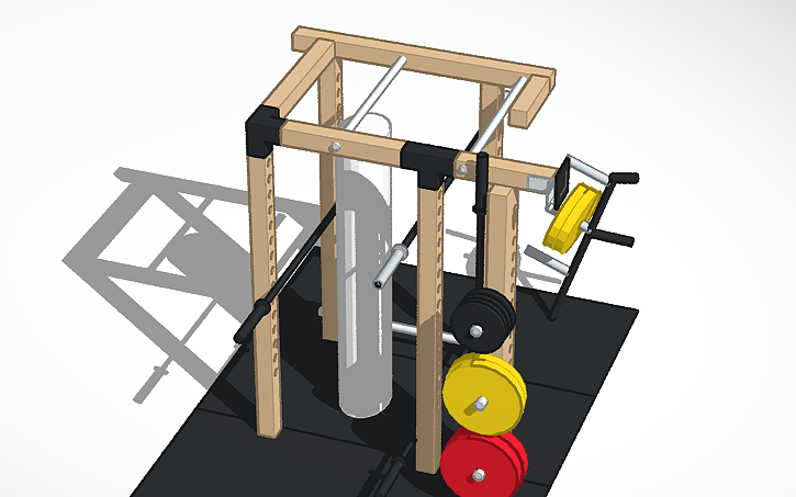 3D design Power rack v2.0 - Tinkercad