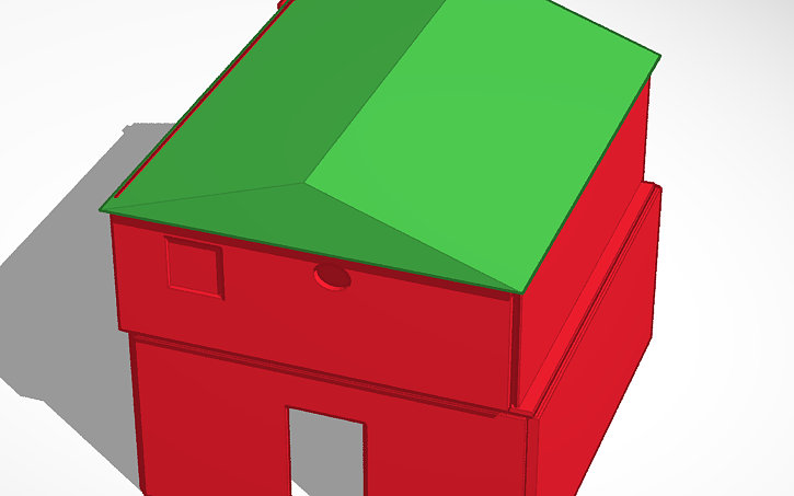 3D design домик | Tinkercad