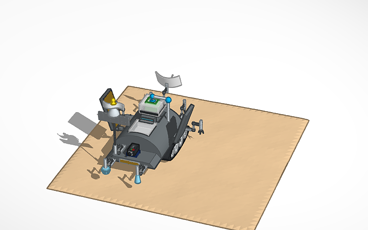 3D design Lunar rover - Group Universe Lovers - Tinkercad