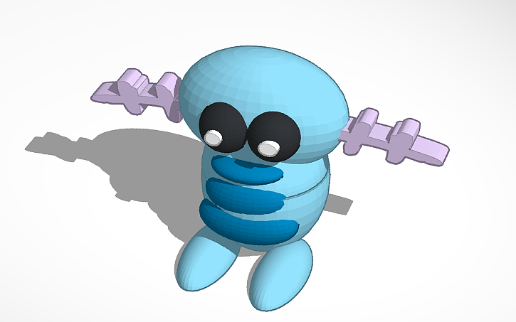 3D design wooper - Tinkercad