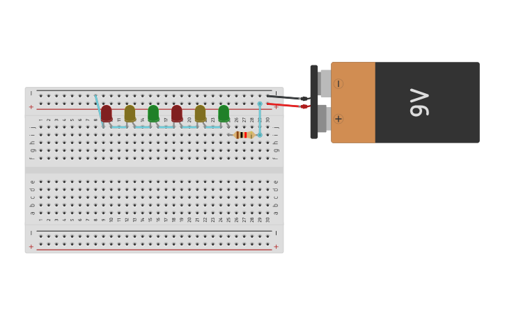 Circuit design CIRCUITO EN SERIE - Tinkercad