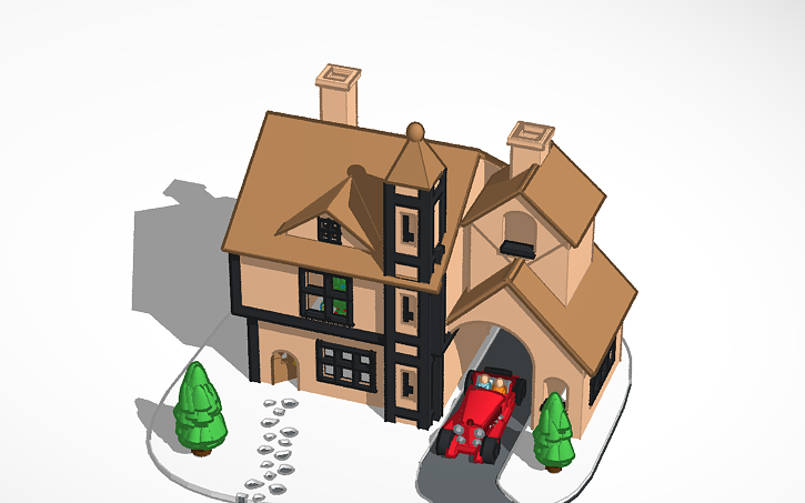 Christmas House Tinkercad
