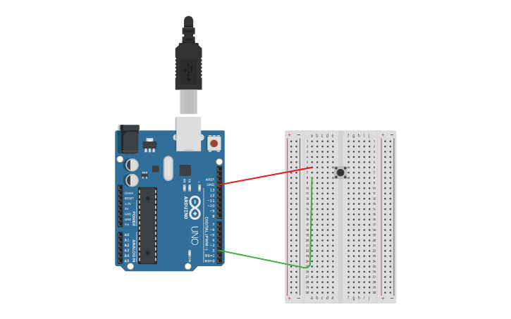 Circuit design Input Pullup_Serial_IOT102_Slot3_Sp25 - Tinkercad