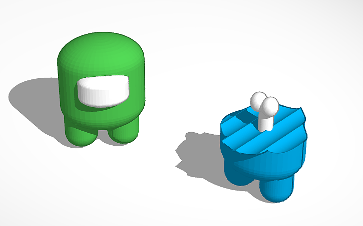 3D design Among Us - Tinkercad