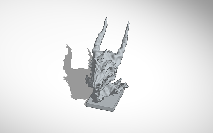 3D Design Dragon Head Tinkercad 3D Design Dragon Head Tinkercad