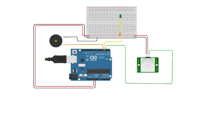 Circuit design sensor_movimiento | Tinkercad