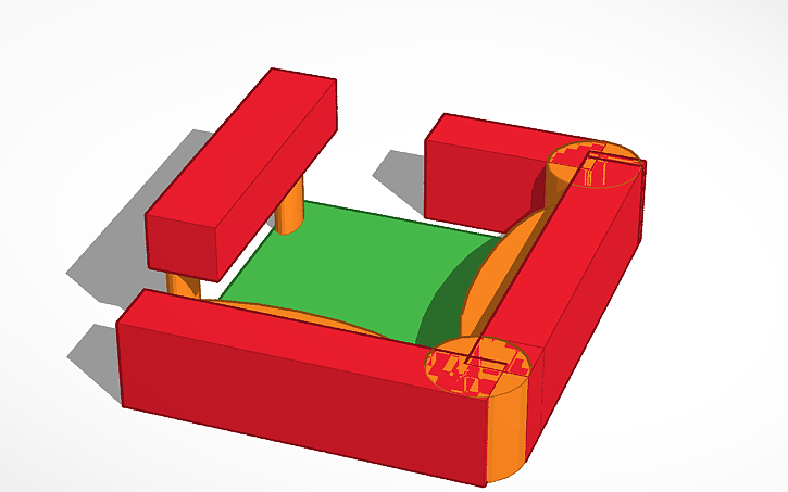 3D design AT&T Park HC - Tinkercad