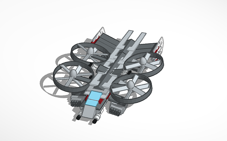 3D design drone drone - Tinkercad