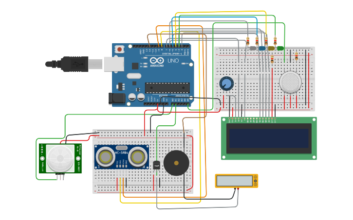 Circuit design IOT LAB CIA-2 | Tinkercad