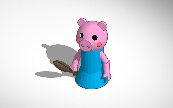 3D design Evil George Piggy(Roblox) | Tinkercad