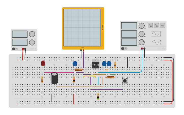 Circuit design Great pulse self - Tinkercad