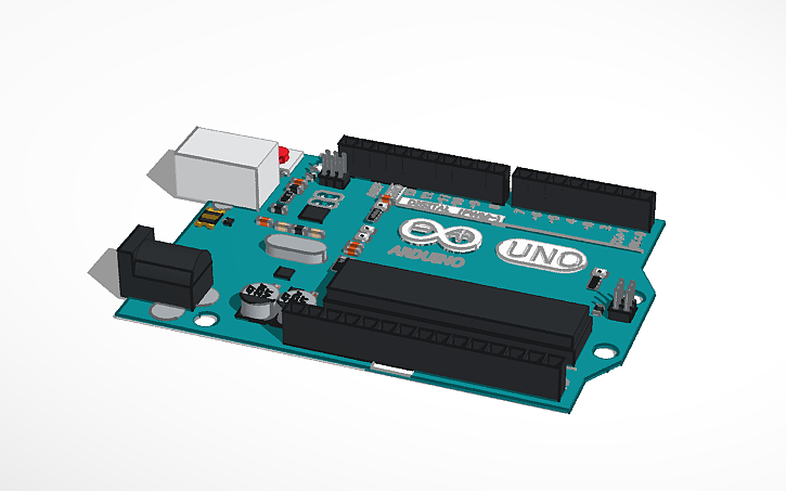 3D design Arduino Uno R3 - Tinkercad