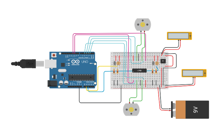 Circuit design LAB7 | Tinkercad