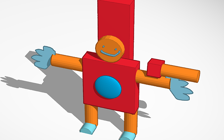 3D design Titan clockman - Tinkercad