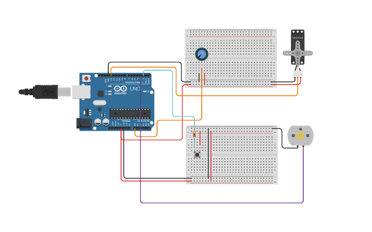 Circuit design Partie 3: Les moteurs - Tinkercad