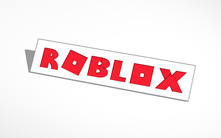 Roblox Logo 2017 Tinkercad - roblox logo tinkercad