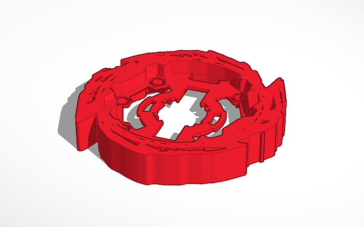 3d Design Beyblade Burst Rise Master Base Tinkercad