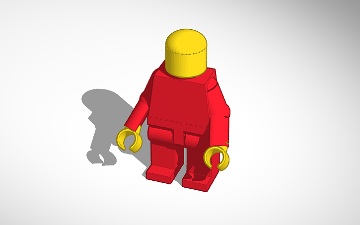 3D design Lego Man - Tinkercad