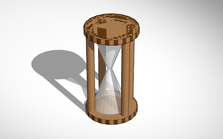 3D design Hour glass - Tinkercad