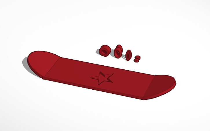 3D design red | Tinkercad